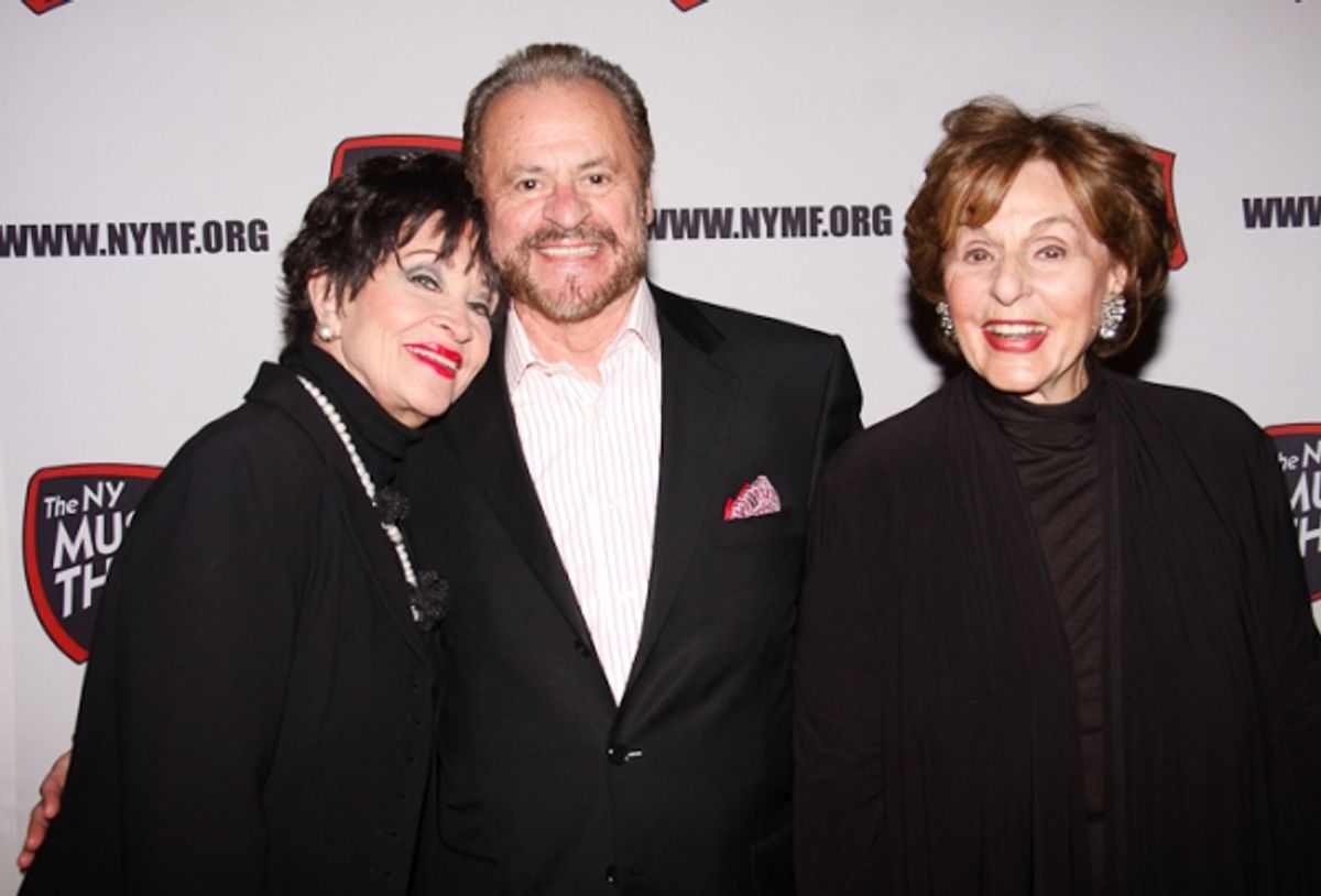 Chita Rivera, Barry Weissler, and Fran Weissler at 