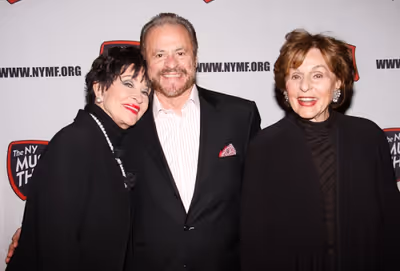Chita Rivera, Barry Weissler, and Fran Weissler Photo