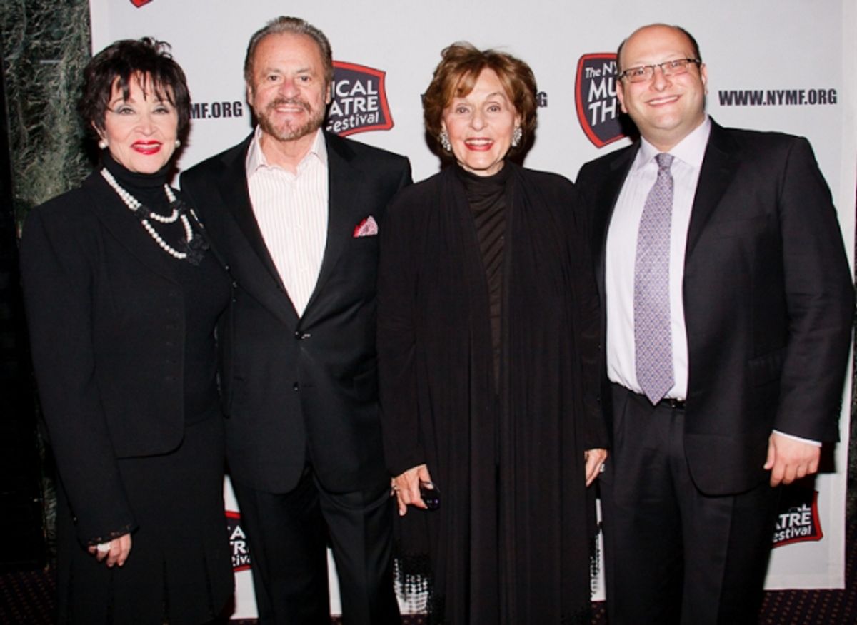 Chita Rivera, Barry Weissler and Fran Weissler at 