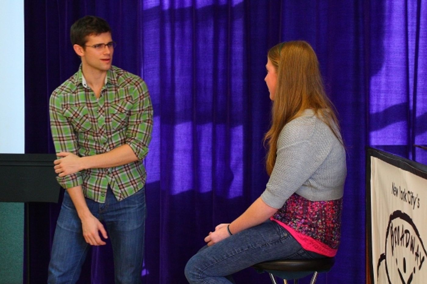 Photo Flash: Kyle Dean Massey Mentors at BAA  Image