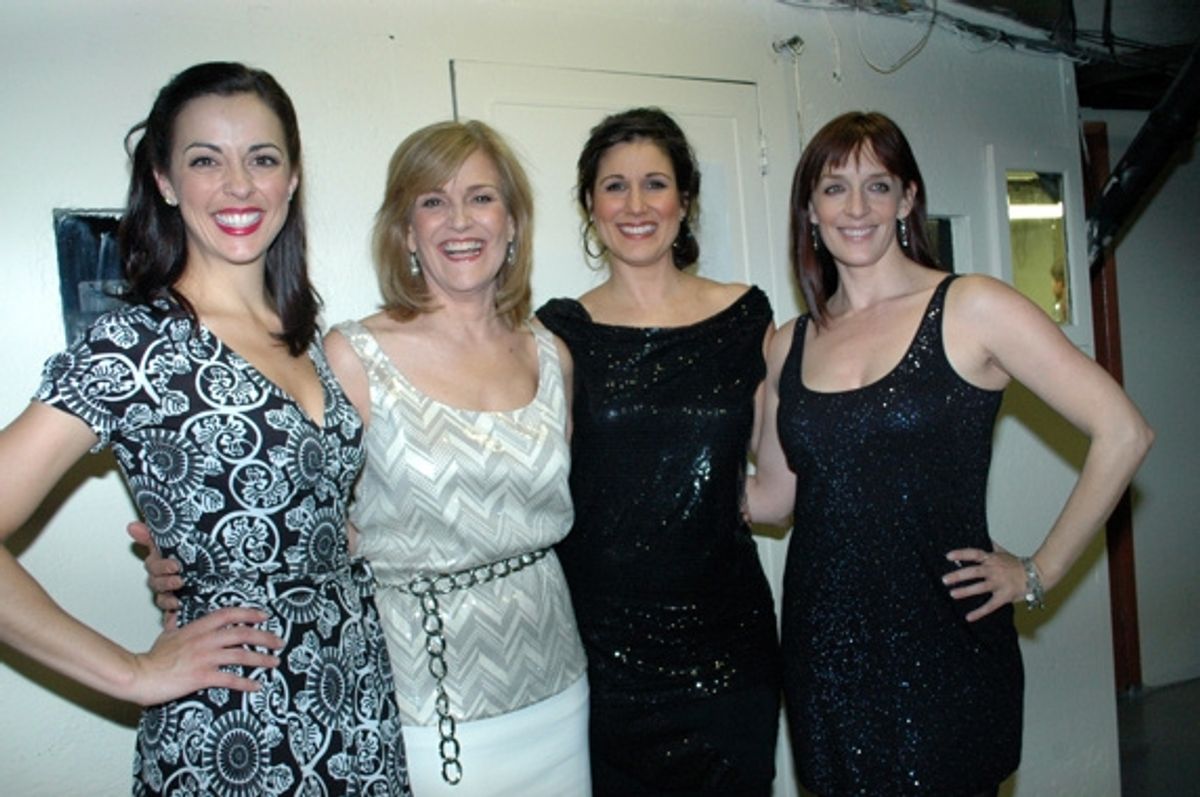 Erin Denman, Karen Mason, Stephanie J. Block and Julia Murney at 