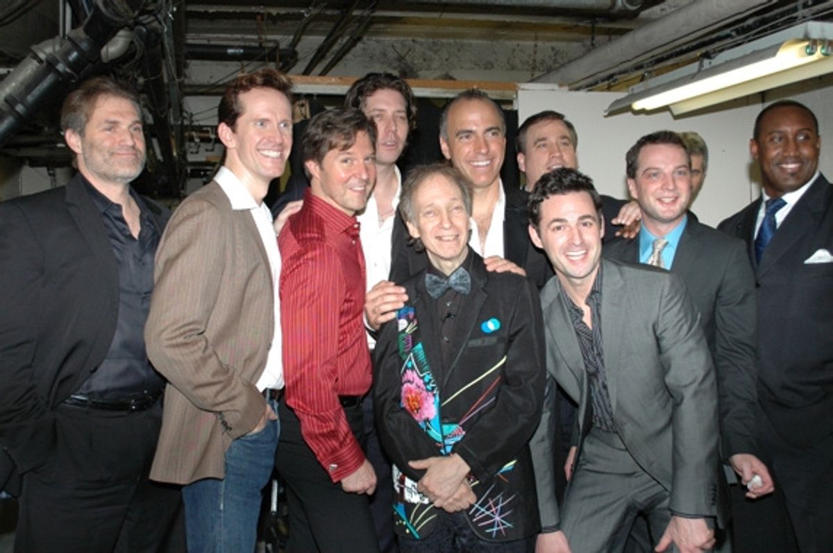 Marc Kudisch, Jeffry Denman, Ron Bohmer, James Barbour, Scott Siegel, William Michals, Bill Daugherty, Max von Essen, Euan Morton and Quentin Earl Darrington at 