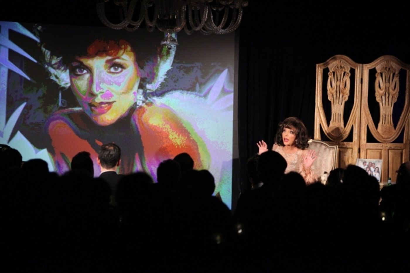 Photo Coverage: Joan Collins in Performance at Feinstein's Photo Coverage: Joan Collins in Performance at Feinstein's Image