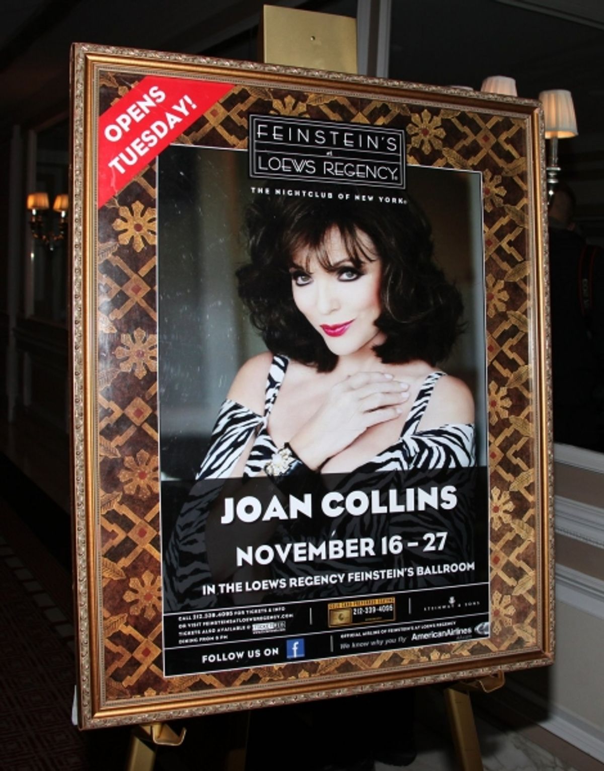 Joan Collins - 'One Night with Joan' at 