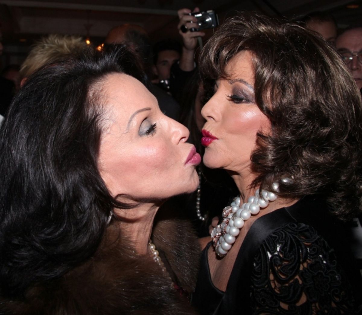       Nikki Haskell & Joan Collins at 