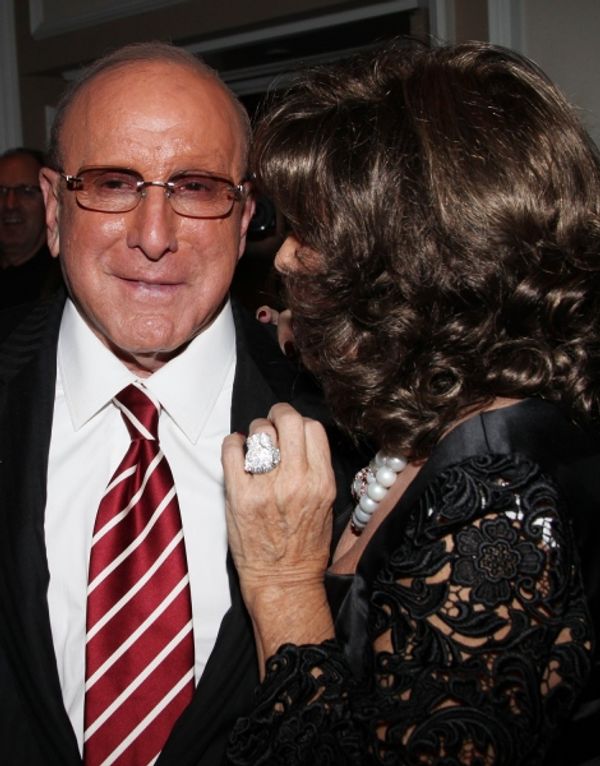 Clive Davis & Joan Collins Photo