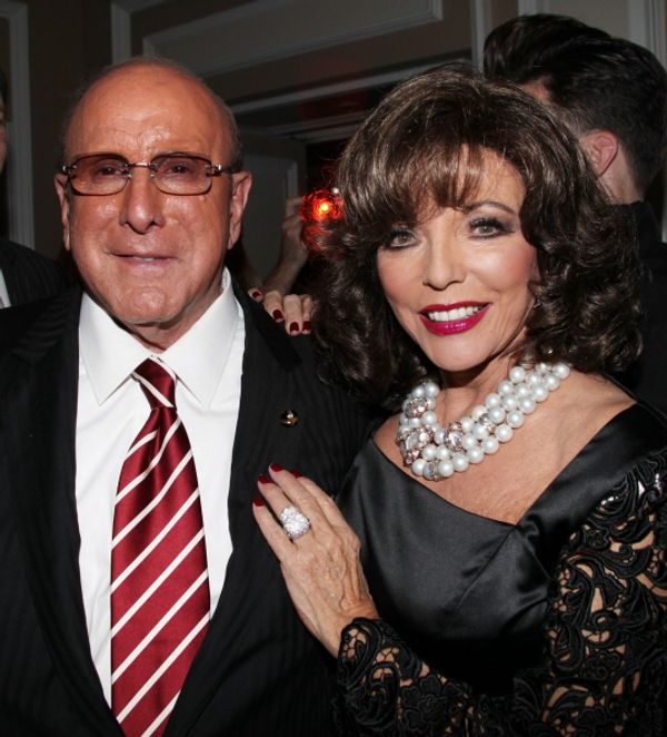 Clive Davis & Joan Collins Photo