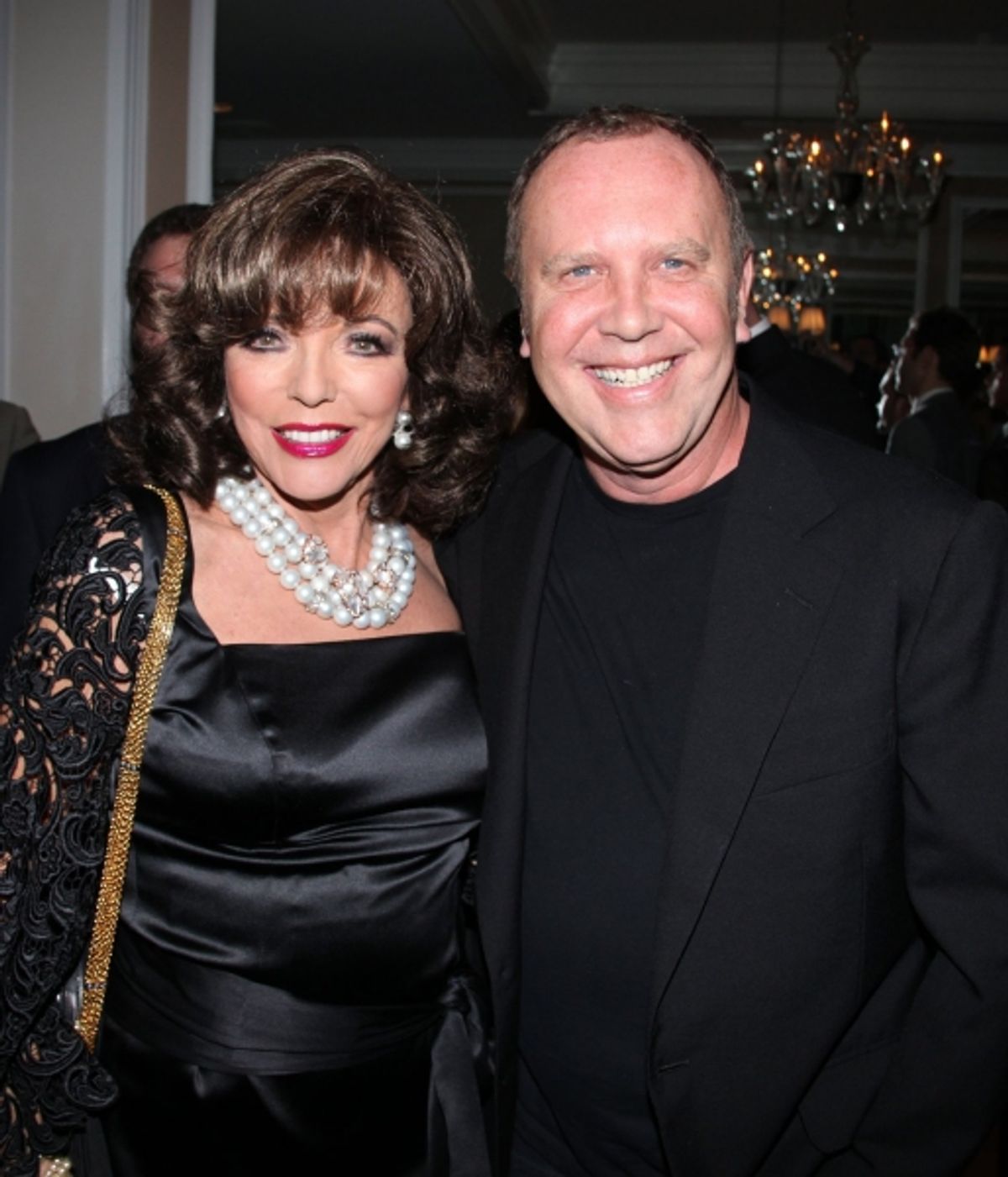 Joan Collins & Michael Kors at 