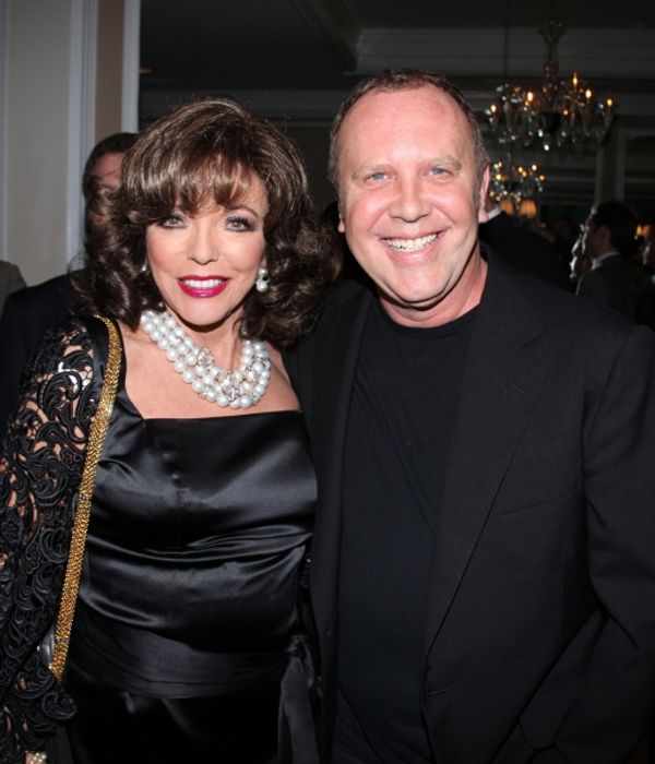 Joan Collins & Michael Kors Photo