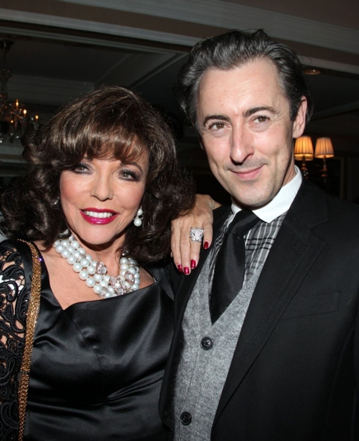 Joan Collins & Alan Cumming at 
