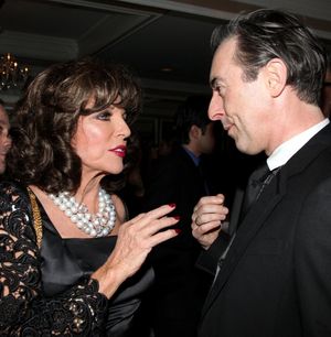 Joan Collins & Alan Cumming @ BroadwayWorld Joan Collins & Alan Cumming Photo