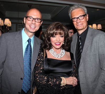 Joans Collins with Richie Ridge & Preston Ridge Photo