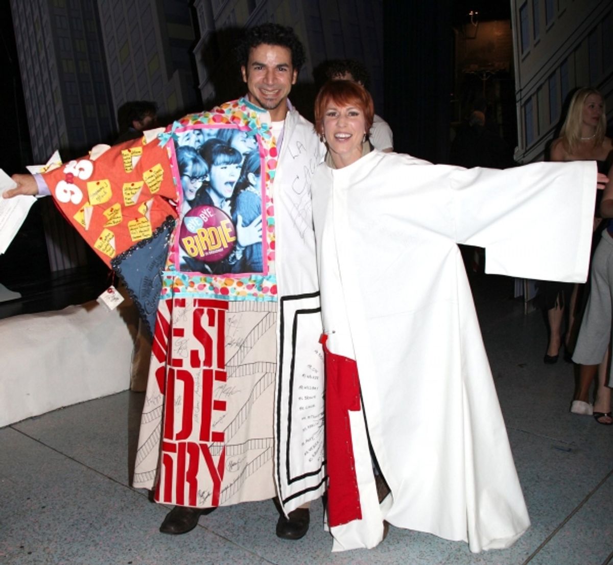 Julio Agustin (Recipient for 'Women On A Verge...' & Lisa Gajda (Gypsy Robe Recipient for Elf) at 