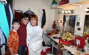 Lisa Gajda (Gypsy Robe Recipient for Elf) with Matthew Schechter & Matthew Gumley  Photo