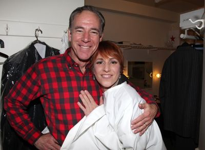Mark Jacoby & Lisa Gajda (Gypsy Robe Recipient for Elf)  Photo