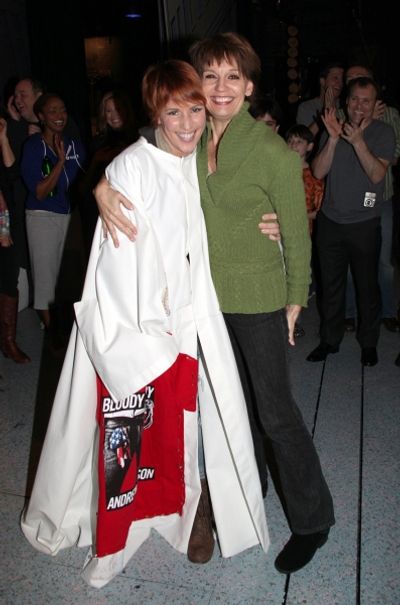 Lisa Gajda (Gypsy Robe Recipient for Elf)  & Beth Leavel Photo