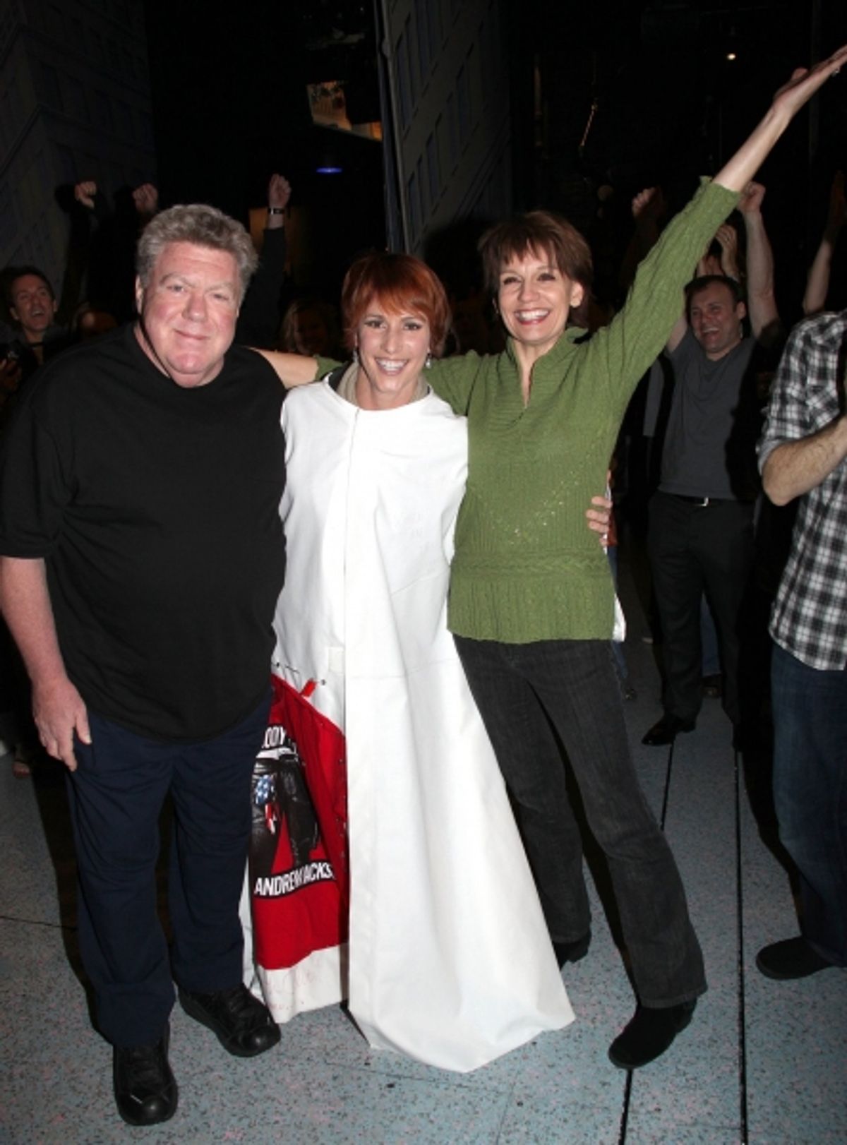 George Wendt & Lisa Gajda (Gypsy Robe Recipient) & Beth Leavel  at 