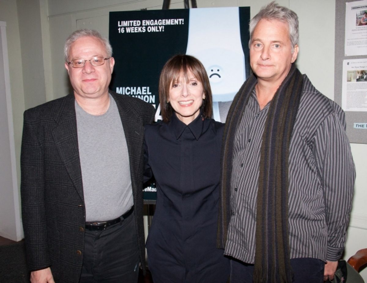 Tom Wirtshafter, Jean Doumanian, Scott Morfee at 