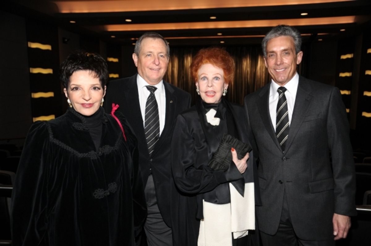 Liza Minnelli, Tom Sherak, Arlene Dahl, Charles Cohen