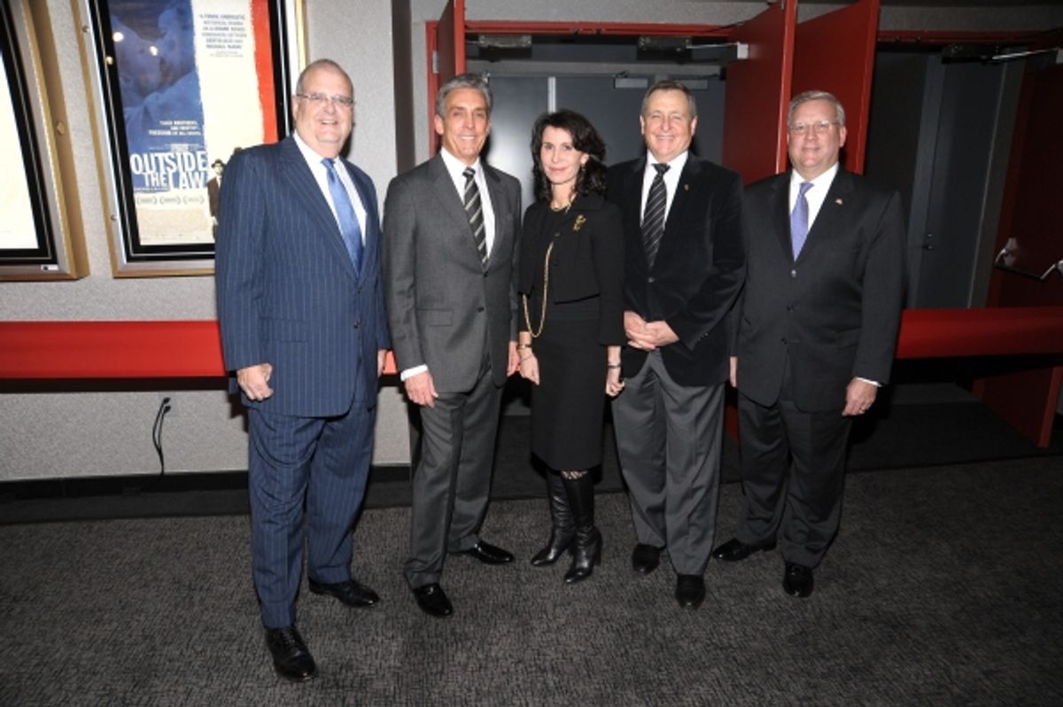 Roger Goldman, Charles Cohen, Katherine Oliver, Tom Sherak and Mark Ackermann