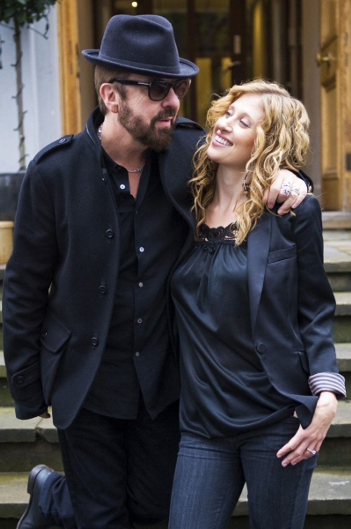 Dave Stewart and Caissie Levy at 