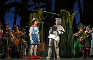 Blakely Slaybaugh (Pinocchio) & Keven Quillon (Guard) Photo