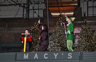 William Schermerhorn, Ann Hampton Callaway and Buddy the Elf- Sebastian Arcelus Photo
