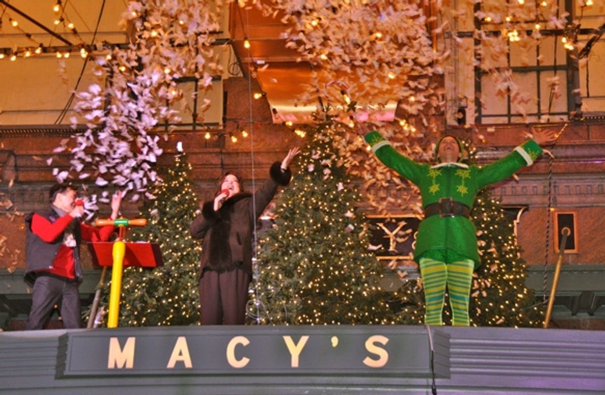 William Schermerhorn, Ann Hampton Callaway and Buddy the Elf- Sebastian Arcelus at 