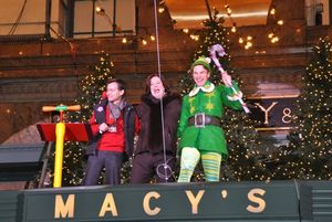 William Schermerhorn, Ann Hampton Callaway and Buddy the Elf- Sebastian Arcelus Photo