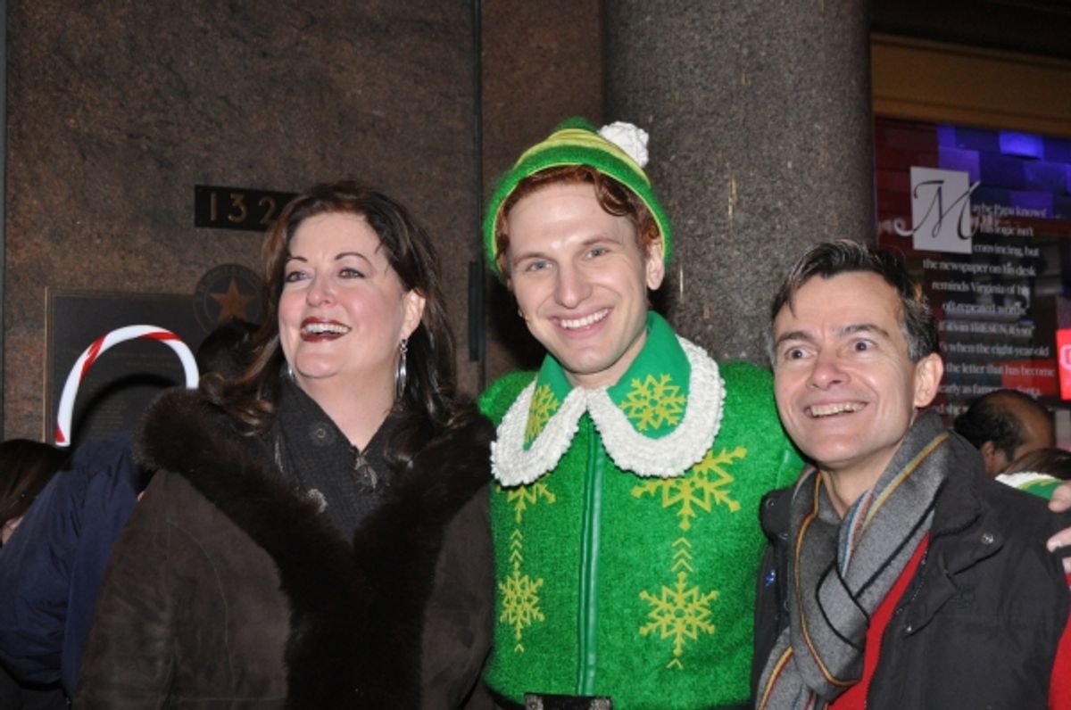 Ann Hampton Callaway, Buddy the Elf- Sebastian Arcelus and William Schermerhorn at 