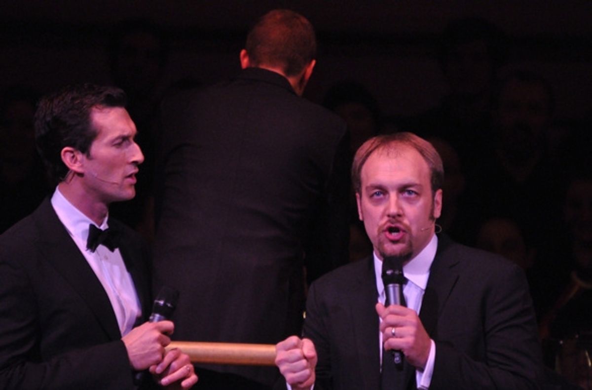 Aaron Lazar and Alexander Gemignani at 