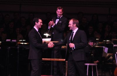 Aaron Lazar, Steven Reineke and Alexander Gemignani Photo