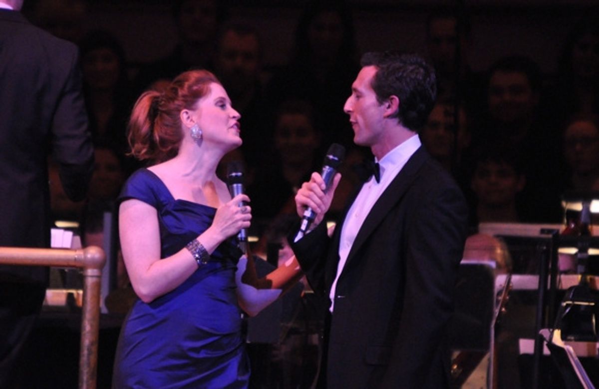 Christiane Noll and Aaron Lazar at 