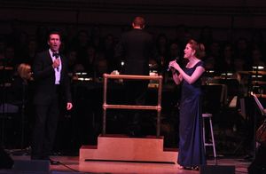 Aaron Lazar and Christiane Noll Photo