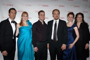 Aaron Lazar, Kate Baldwin, Paul Betz, Alexander Gemignani, Christiane Noll, and Renee Photo