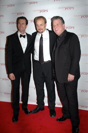 Aarib Lazar, Alexander Gemignani and Billy Stritch Photo