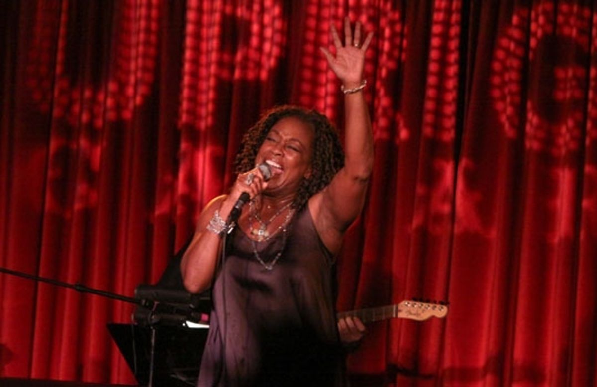 Yvette Cason performs at Upright Cabaret's 'It Gets Better' concert at 