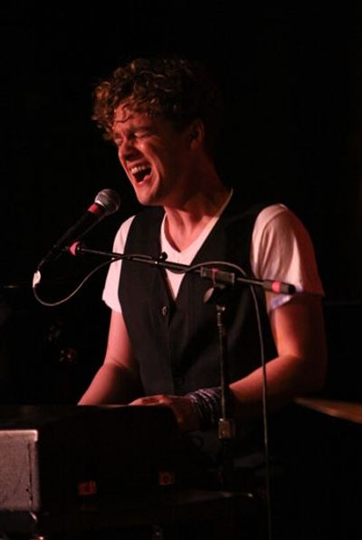 Jake Simpson performs at Upright Cabaret's "It Gets Better" concert Photo