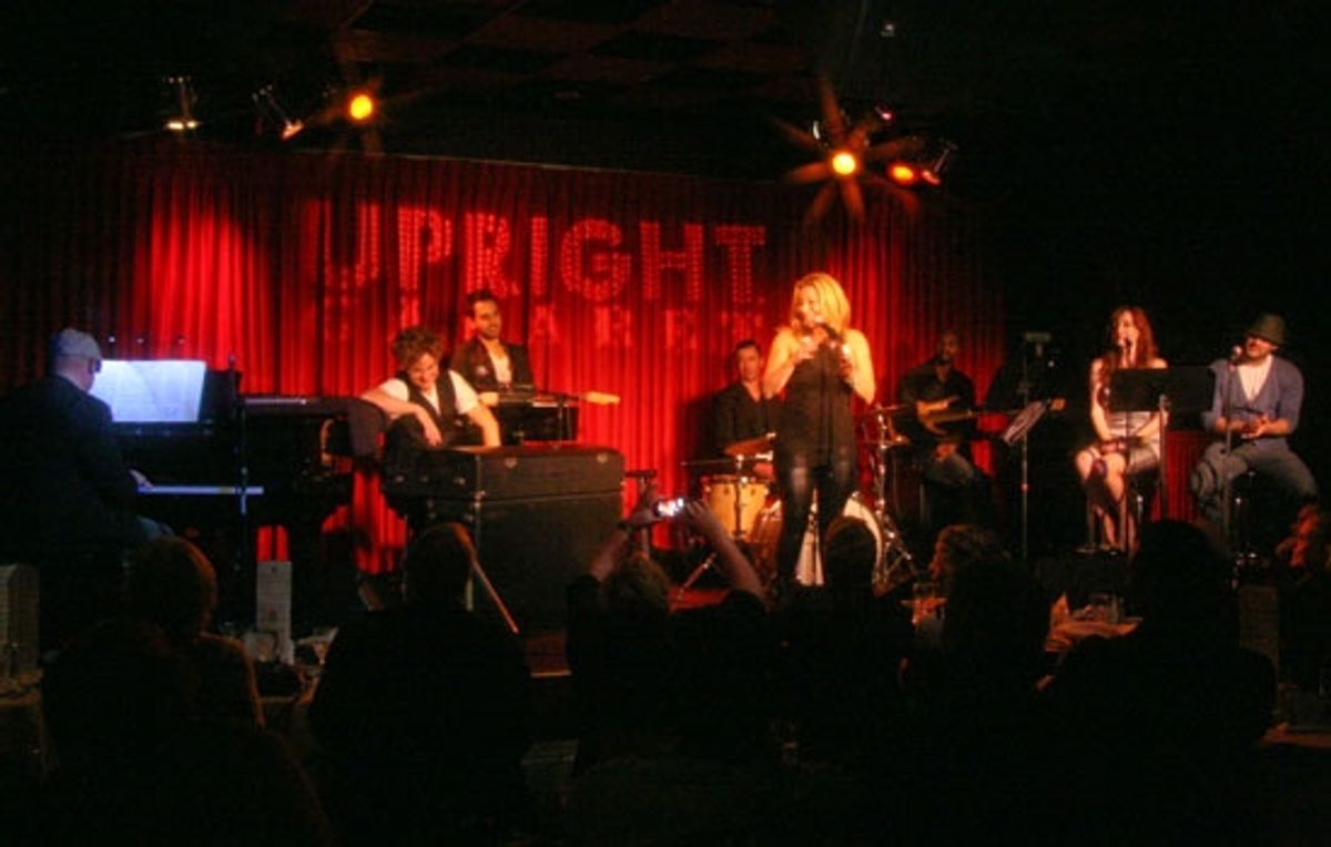 Walter Afanasieff, Jake Simpson, Taylor Dayne, Matt Cusson & Laura Dickinson perform at Upright Cabaret's 'It Gets Better' concert at 