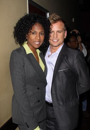 Nita Whitaker and Producer Chris Isaacson at Upright Cabaret's "It Gets Better" conce Photo