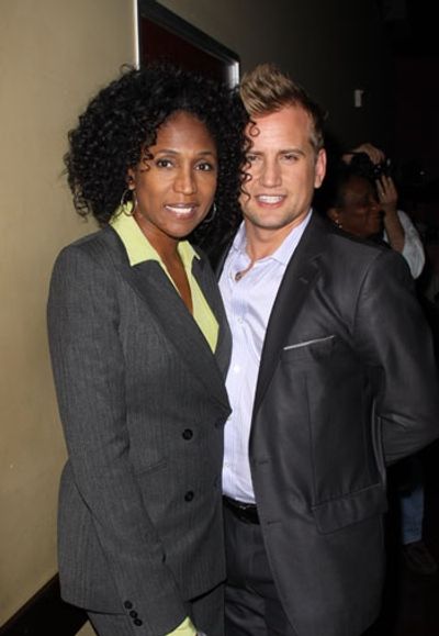 Nita Whitaker and Producer Chris Isaacson at Upright Cabaret's "It Gets Better" conce Photo