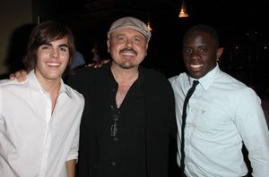Danny Jones, Walter Afanasieff & Tapiwa Mugadza at Upright Cabaret's "It Gets Better" Photo