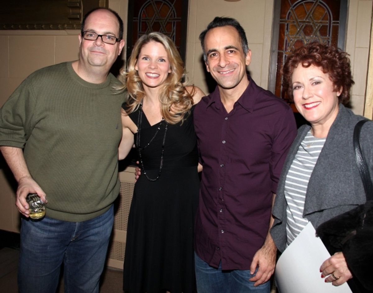 Brad Oscar & Kelli O'Hara & David Pittu & Judy Kaye  at 