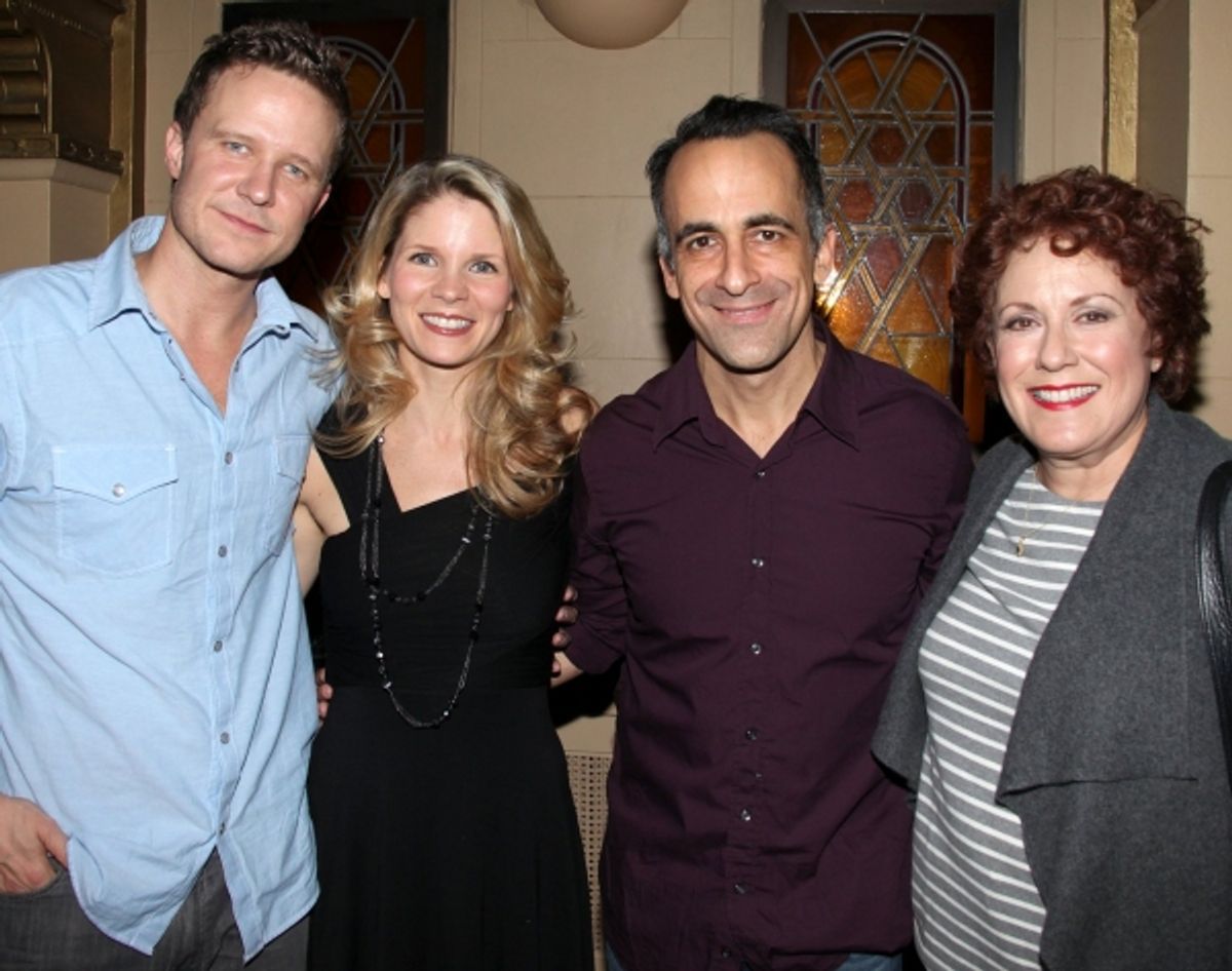Kelli O'Hara & Will Chase & David Pittu & Judy Kaye at 