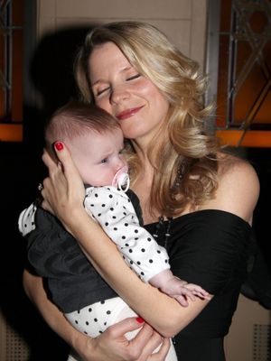 Kelli O'Hara with Kathleen Marshall's daughter Ella Photo