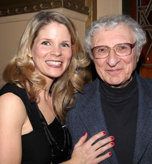 Kelli O'Hara & Sheldon Harnick Photo
