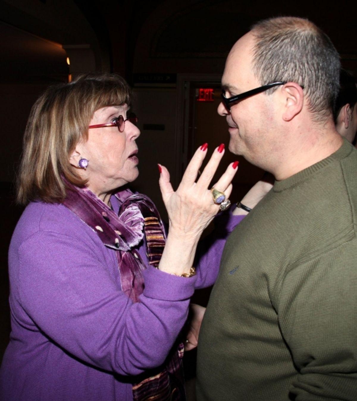 Phyllis Newman & Brad Oscar at 