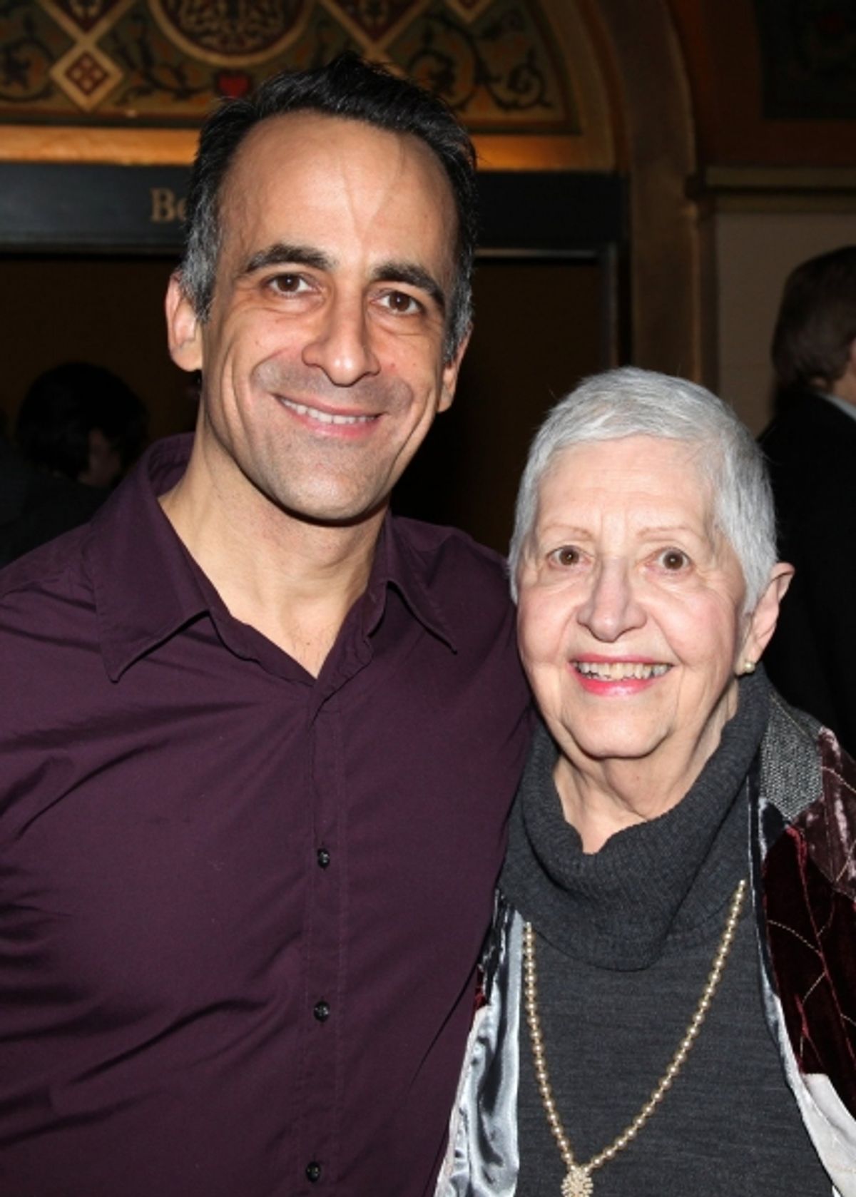 David Pittu & Mom at 