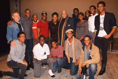 James Earl Jones with the SCOTTSBORO Company Photo