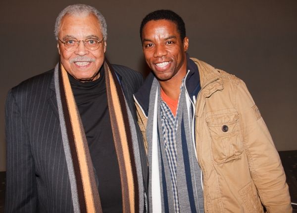 James Earl Jones and Rodney Hicks Photo